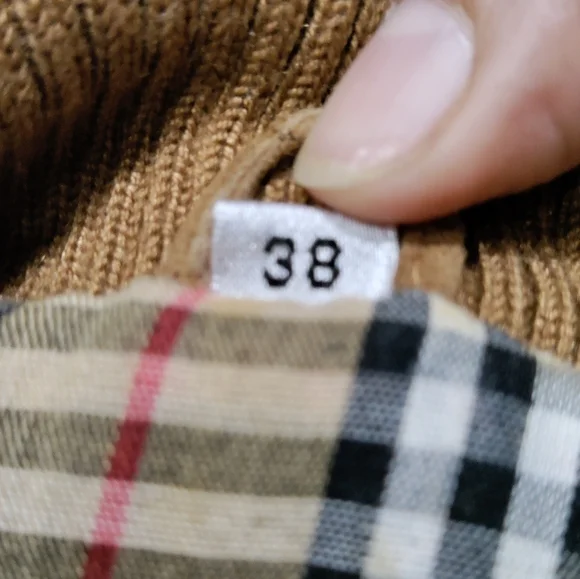 Vintage Alan Michaels tan leather suede bomber jacket men's size 38 - Picture 8 of 9